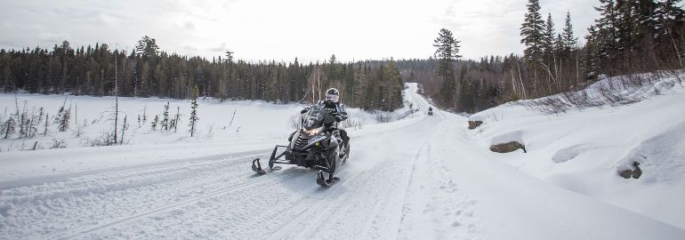 Snowmobiling